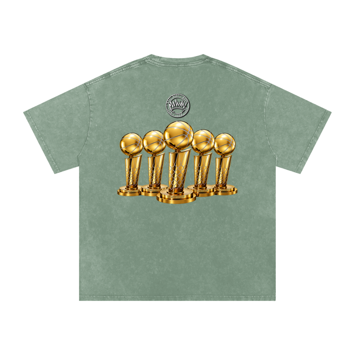 Not Finished - Snow Washed Oversized Cotton T-Shirt